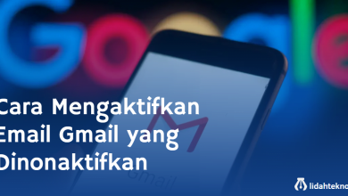 Cara Mengaktifkan Email Gmail yang Dinonaktifkan