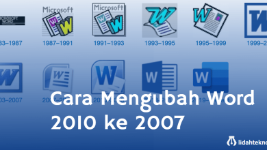 Cara Mengubah Word 2010 ke 2007