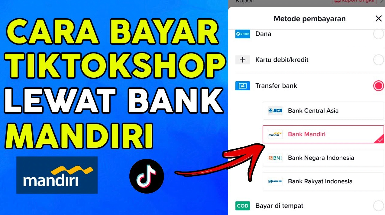 Cara Pembayaran TikTok Shop Via Transfer Bank