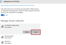 Cara Forget Wifi di Laptop
