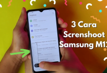 Cara Screenshot HP Samsung M12
