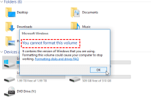 SSD Tidak Bisa Diformat