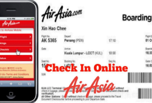 Cara Check-in Online Air Asia