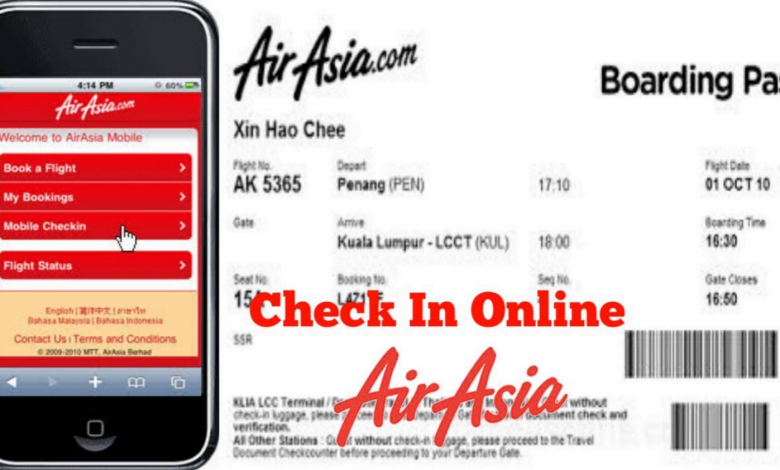 Cara Check-in Online Air Asia