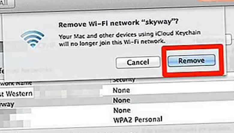 Cara Forget Wifi di Mac