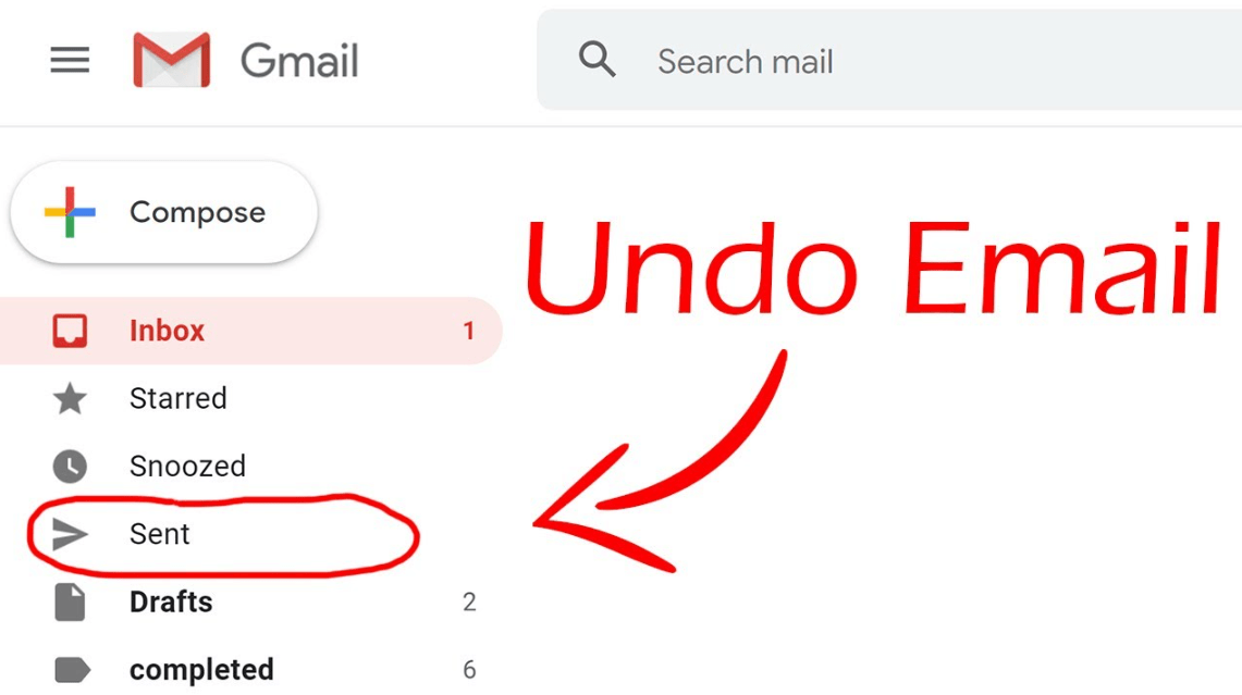 Cara Recall Email Gmail