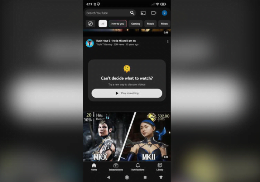 Tombol Baru di YouTube