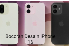Bocoran Desain iPhone 16
