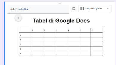 Cara Membuat Tabel Di Google Form