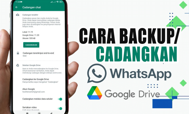 Cara Mencadangkan Pesan WA Ke Google Drive