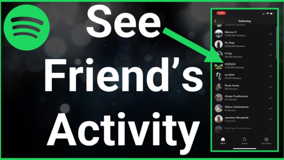 Cara Melihat Friend Activity Spotify di HP
