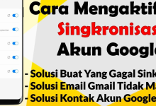 Cara Mengaktifkan Sinkronisasi Akun Google