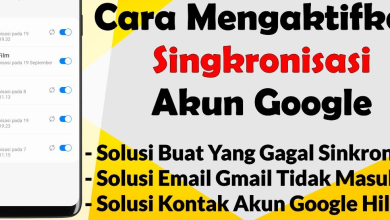Cara Mengaktifkan Sinkronisasi Akun Google