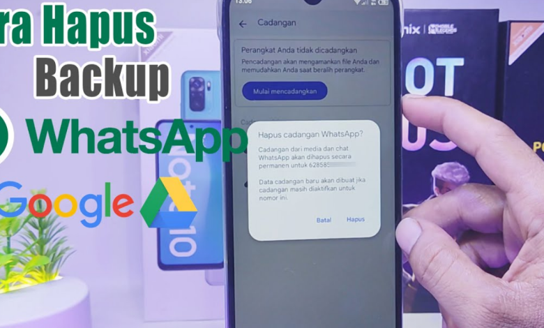 cara menghilangkan cadangan google drive di wa