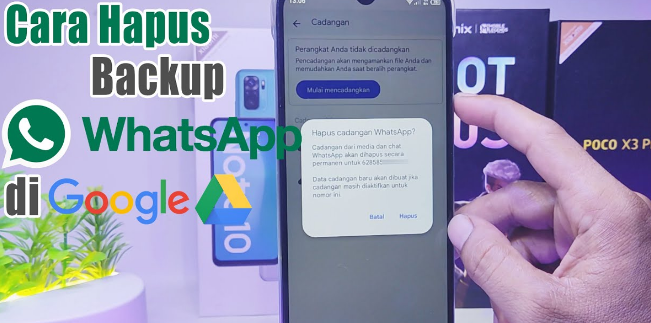 cara menghilangkan cadangan google drive di wa