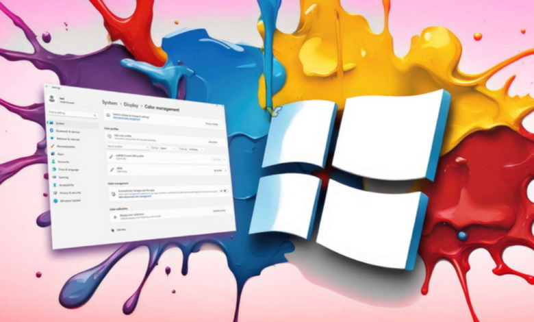 Windows 11 Rubah Tampilan Panel Manajemen Warna