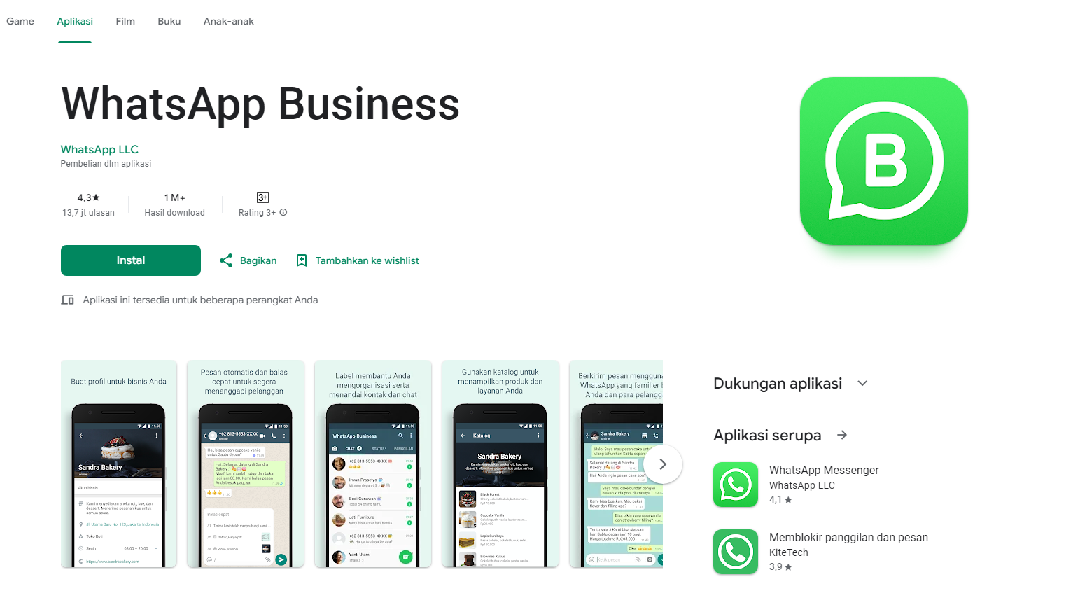 Cara Merubah WhatsApp ke Akun Bisnis