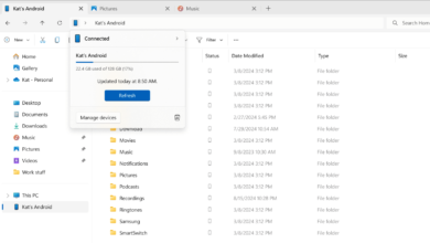File Explorer di Windows 11 Bisa Kelola File Hp Android
