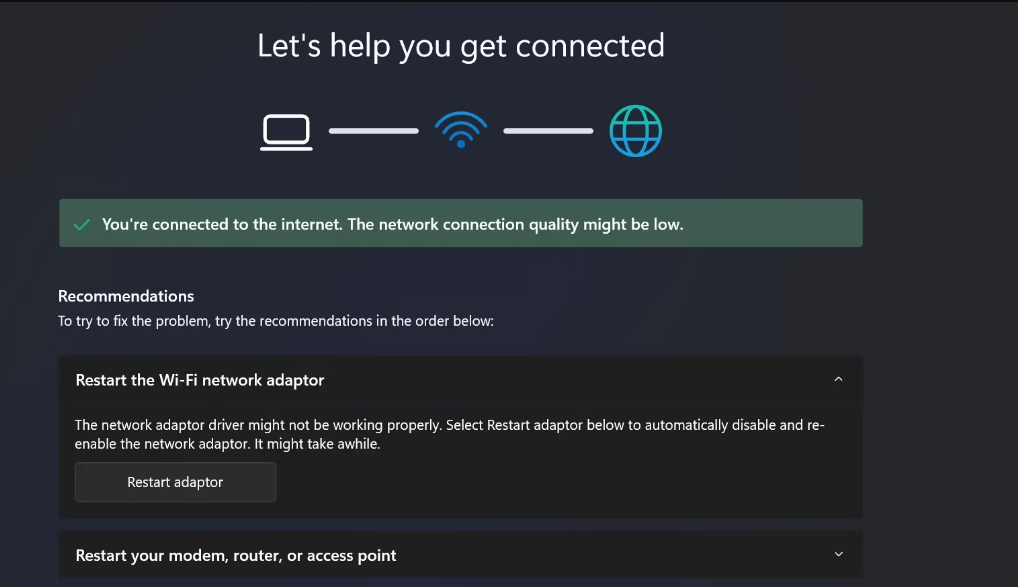 Cara Mengatasi No Internet Secured