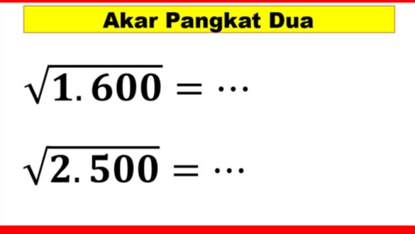 Akar dari 2500