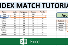 Bagaimana Cara Menggunakan Fungsi INDEX MATCH di Microsoft Excel