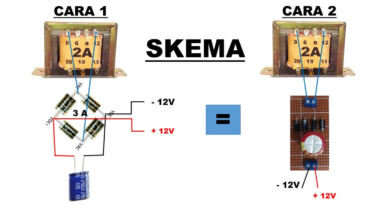 Rangkaian Catu Daya 12 Volt DC