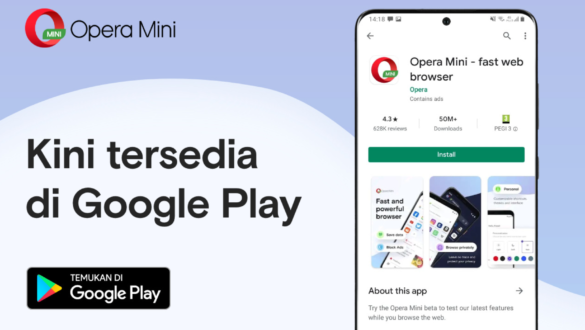Cara Membuka Opera Mini di Google