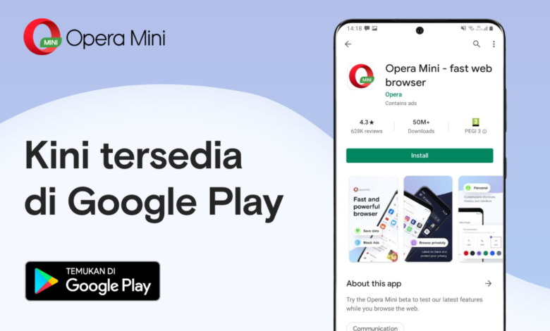 Cara Membuka Opera Mini di Google