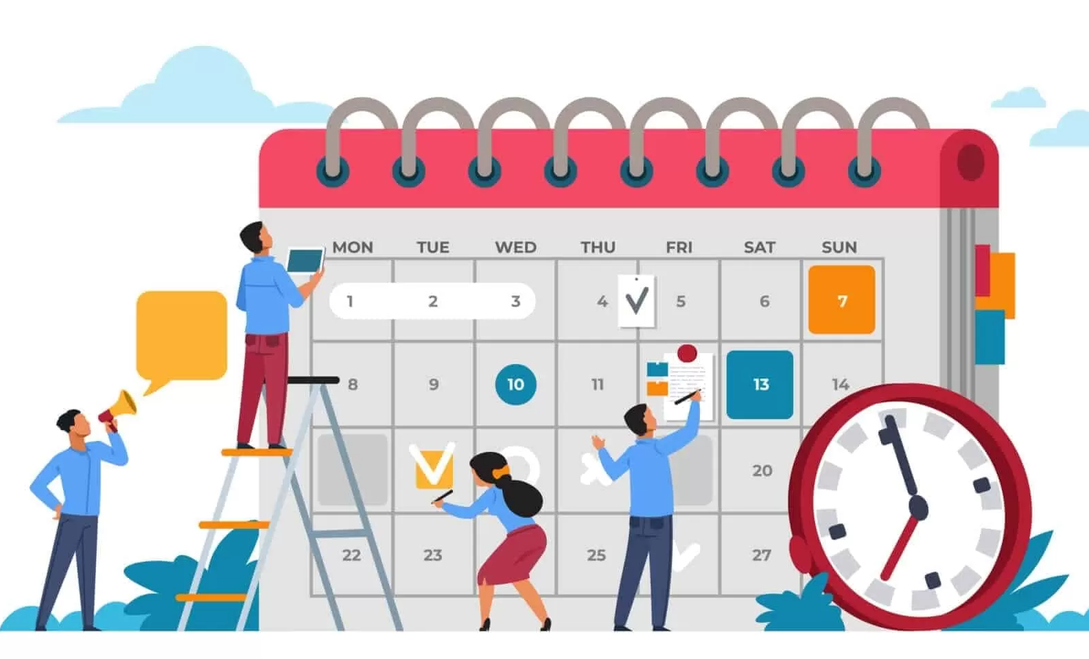 Contoh Jadwal Kerja 2 Shift untuk 4 Orang