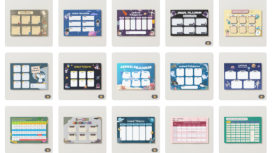 Template Jadwal Pelajaran Excel