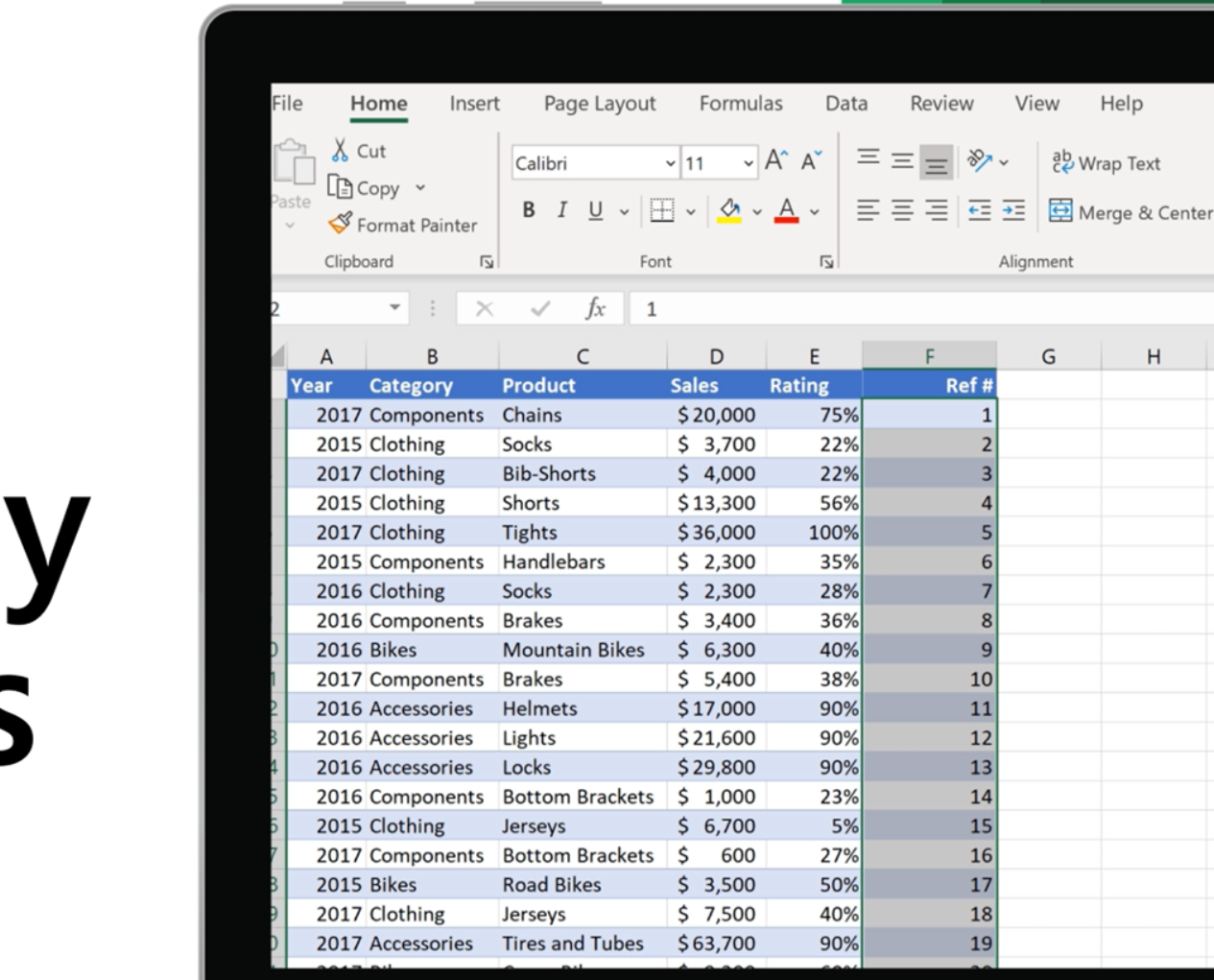 Rumus Penomoran Otomatis di Excel