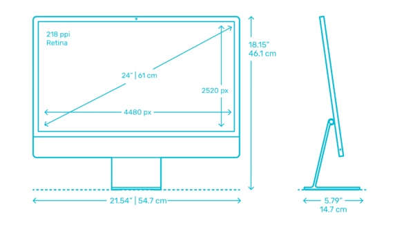 Ukuran Monitor 22 Inch dalam cm