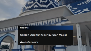 Contoh Struktur Pengurus Masjid
