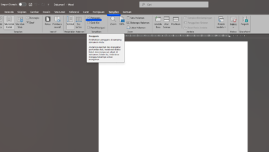 Cara Memunculkan Penggaris di Word