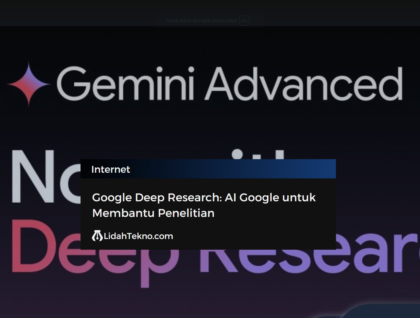 Google Deep Research: AI Google untuk Membantu Penelitian