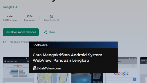 Cara Mengaktifkan Android System WebView: Panduan Lengkap