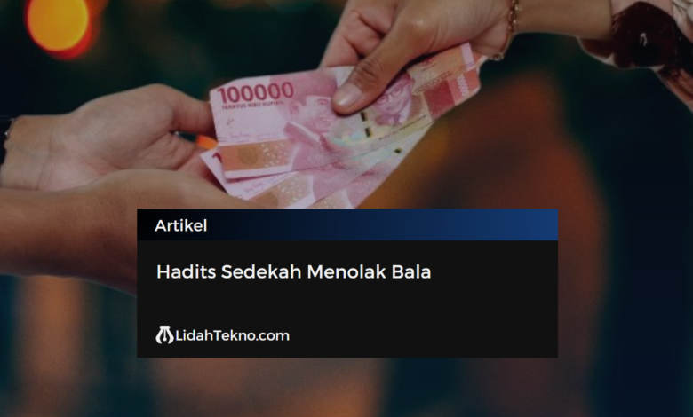 Hadits Sedekah Menolak Bala