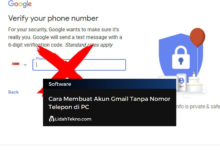 Cara Membuat Akun Gmail Tanpa Nomor Telepon di PC