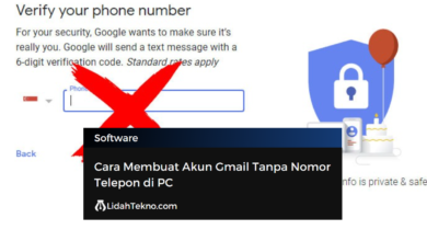 Cara Membuat Akun Gmail Tanpa Nomor Telepon di PC