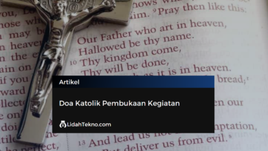 Doa Katolik Pembukaan Kegiatan