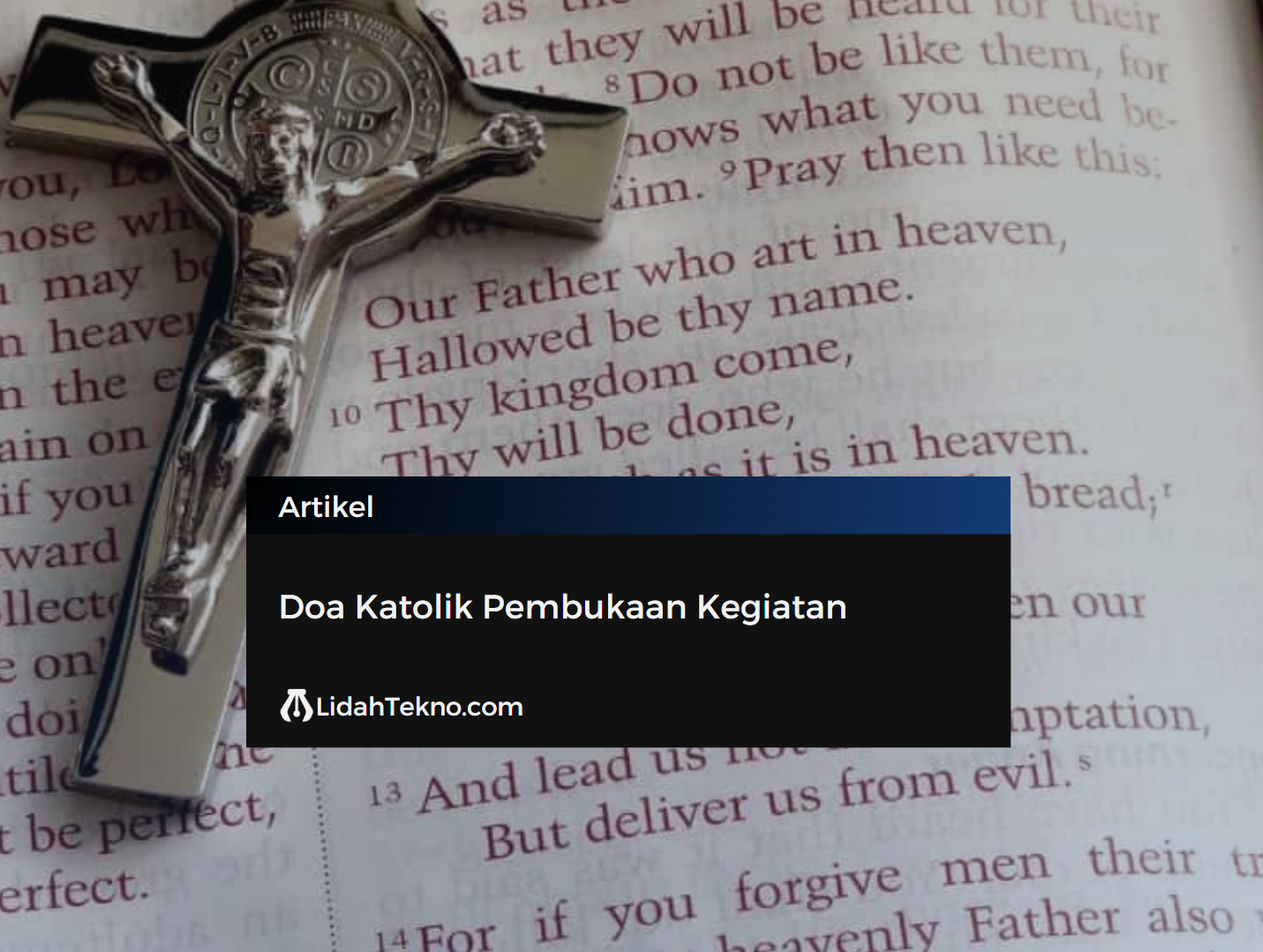 Doa Katolik Pembukaan Kegiatan