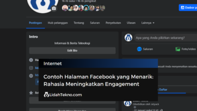 Contoh Halaman Facebook yang Menarik