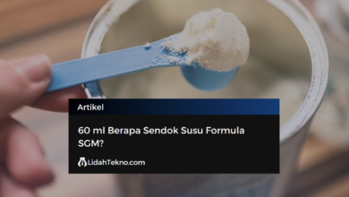 60 ml Berapa Sendok Susu Formula SGM?