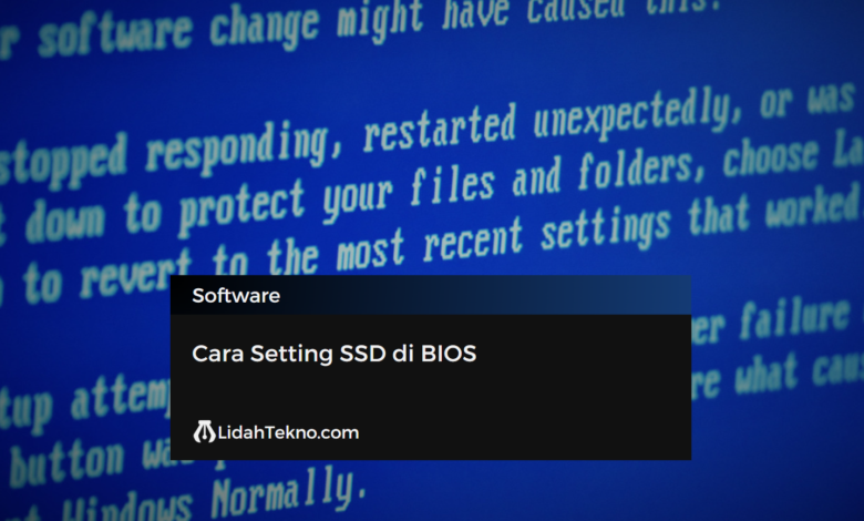 Cara Setting SSD di BIOS