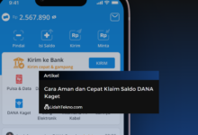 Cara Aman dan Cepat Klaim Saldo DANA Kaget