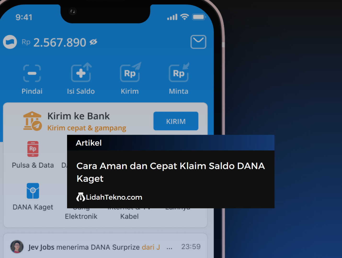 Cara Aman dan Cepat Klaim Saldo DANA Kaget