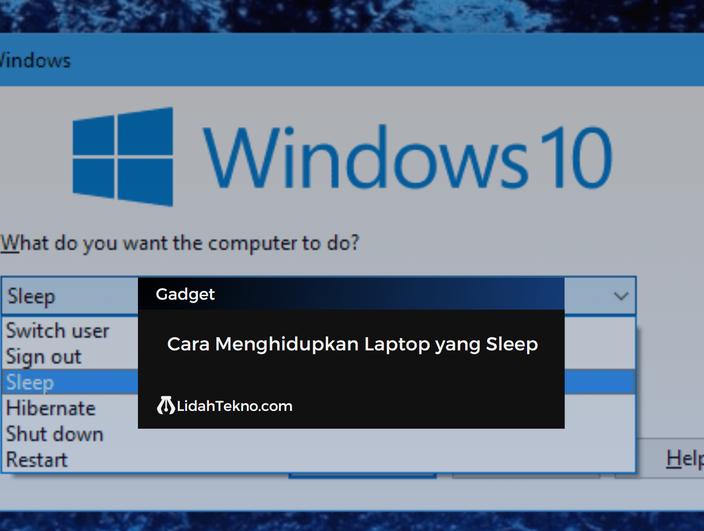 Cara Menghidupkan Laptop yang Sleep