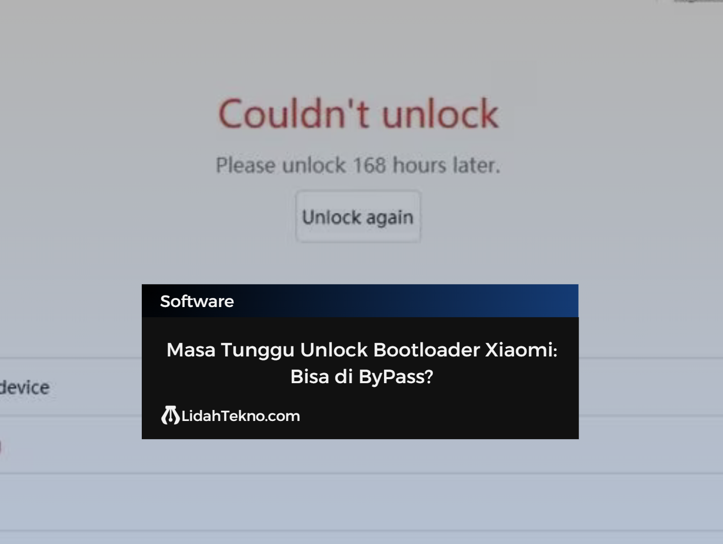 Masa Tunggu Unlock Bootloader Xiaomi: Kenapa Harus Menunggu dan Apa yang Harus Dilakukan?