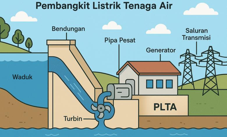 Gambar PLTA dan Penjelasannya: Teknologi Ramah Lingkungan