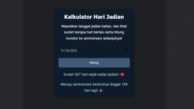 Kalkulator Penghitung Hari Jadian: Bikin Makin Lengket!